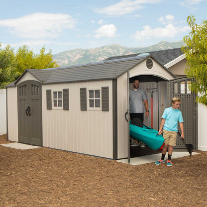 Lifetime 11 Ft. X 18.5 Ft. Outdoor Storage Shed - 60236