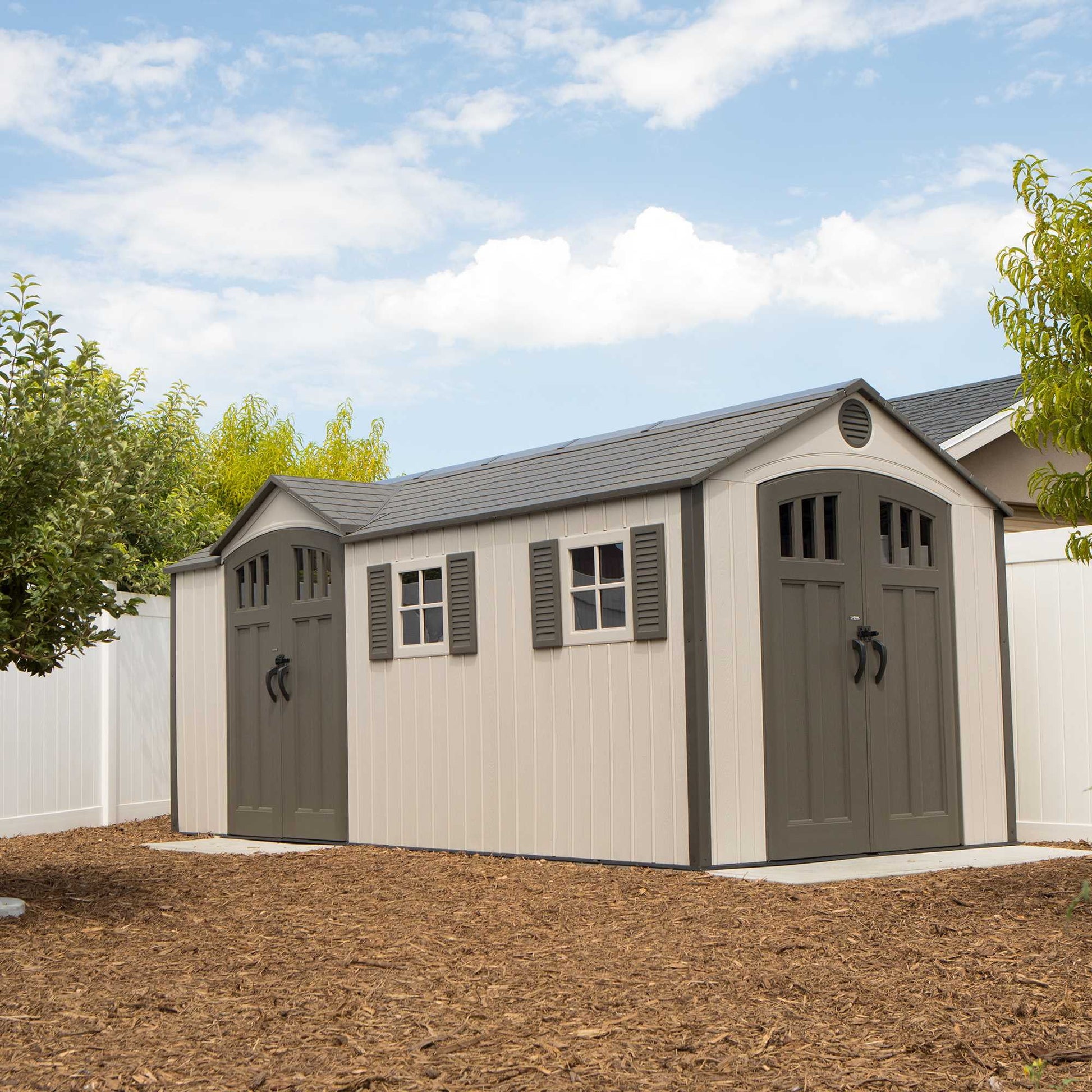 Lifetime 11 Ft. X 18.5 Ft. Outdoor Storage Shed - 60236